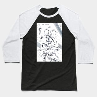 The Devil Tarot Baseball T-Shirt